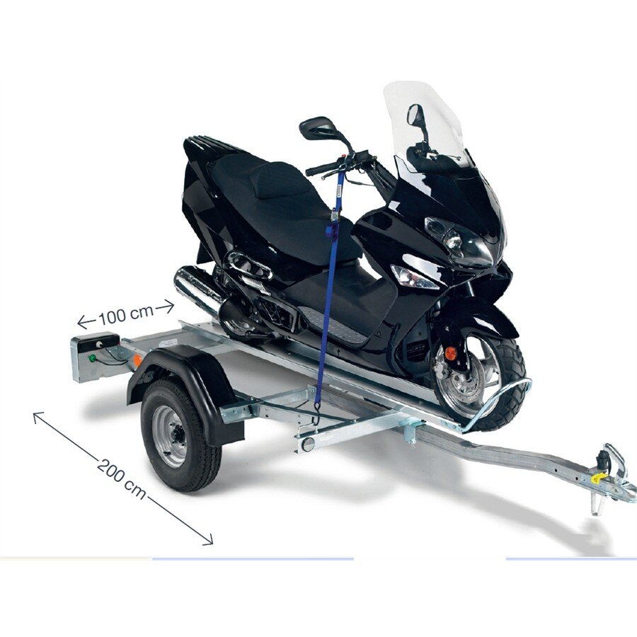 Remorque porte-moto Norauto PM1 – 1 moto, 350 kg