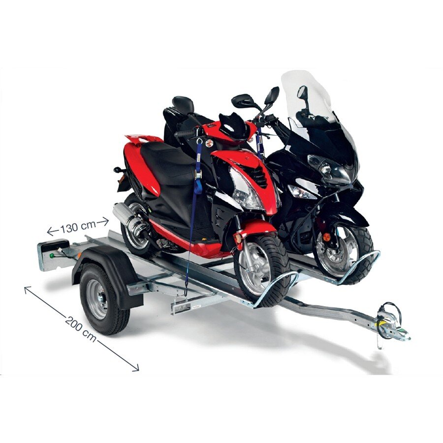 Remorque porte-moto Norauto PM2 – 2 motos, 500 kg